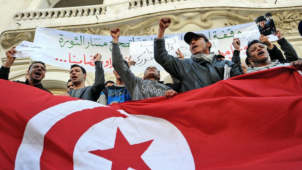 La révolution tunisienne. [AFP - Fethi Belaïd]