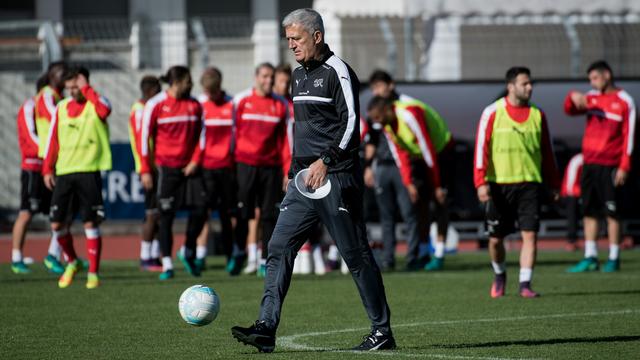 Vladimir Petkovic attend beaucoup de ses joueurs et compte bien s'imposer face aux Féroé. [Gabriele Putzu]