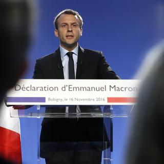L'ex-ministre Macron s'est lancé dans la course à la présidence française. [Patrick Kovarik]