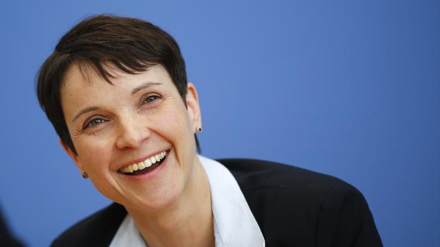 Frauke Petry, présidente de l'AfD. [key - AP Photo/Markus Schreiber]