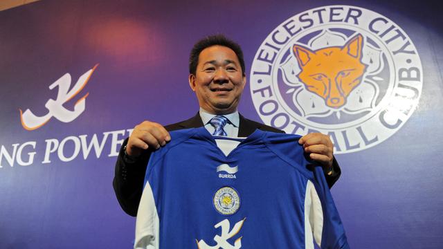 La réussite de Leicester est aussi celle du propriétaire du club, le milliardaire thaïlandais Vichai Raksriaksorn. [AFP - Christophe Archambault]