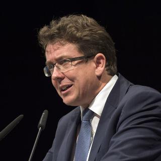 Albert Rösti, conseiller national bernois et président de l'UDC suisse. [Peter Schneider]