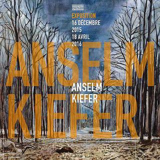 L'affiche de l'exposition Anselm Kiefer au Centre Pompidou à Paris. [Centre Pompidou]