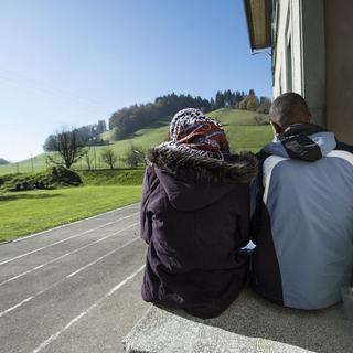 La prise en charge psychologique des migrants est encore largement insuffisante en Suisse. [Keystone - Peter Schneider]