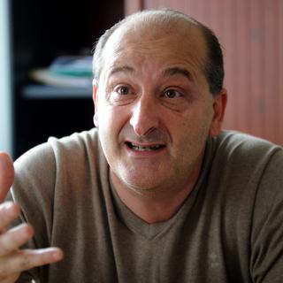 Franck Dhersin, maire de Téteghem, dans la banlieue de Dunkerque en France. [AFP - François Lo Presti]