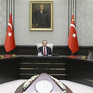 Les autorités turques ont-elles minimisé la menace représentée par le groupe Etat islamique? [AP/Keystone - Presidential Press Service]