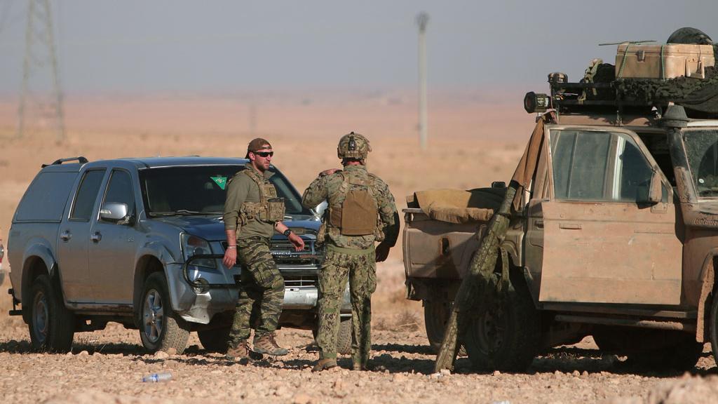 Des soldats américains à Raqqa. [Reuters - Rodi Said]