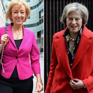 Andrea Leadsom et Theresa May. [AFP - Ben Stansall/Niklas Halle'n/Chris Ratcliffe]