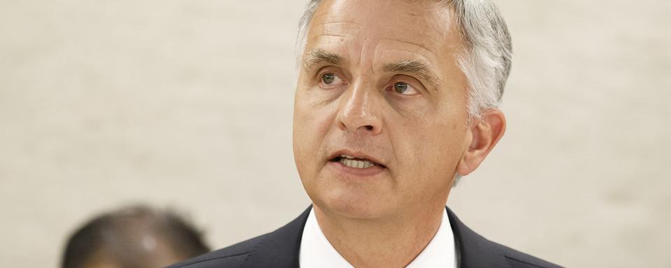 Le conseiller fédéral Didier Burkhalter. [Keystone - Salvatore Di Nolfi]