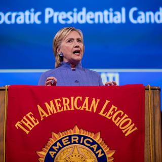 Hillary Clinton a levé un montant record au mois d'août, pour financer sa campagne. [AP Photo/Andrew Harnik]