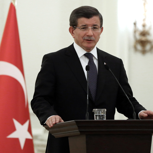 Le Premier ministre turc Ahmet Davutoglu. [AP/Keystone]