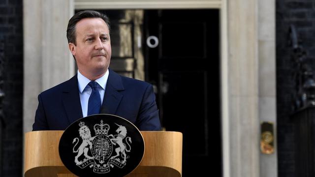 David Cameron s'est exprimé devant le 10, Downing Street, à Londres.