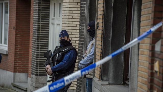 Plusieurs perquisitions ont eu lieu à Bruxelles au lendemain des attentats. [EPA/Keystone - Christophe Petit Tesson]