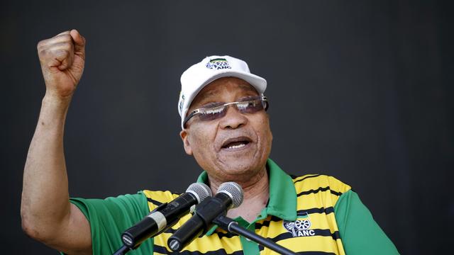 L'ANC, le parti du président sud-africain Jacob Zuma, recule de 7 points par rapport aux élections de 2011. [Reuters - Mike Hutchings]