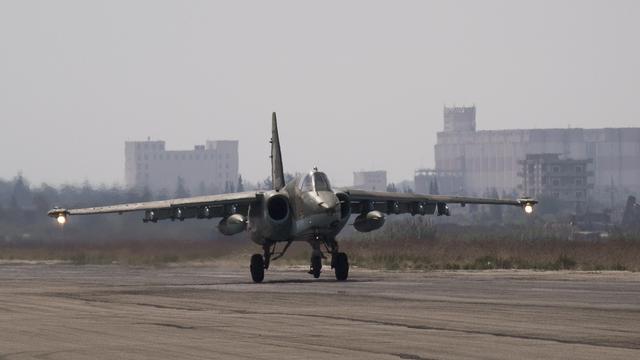 Un avion des forces militaires russes. [key - AP Photo/Vladimir Isachenkov]