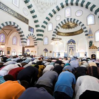 Des musulmans prient dans une mosquée. [afp - Samuel Corum / Anadolu Agency]