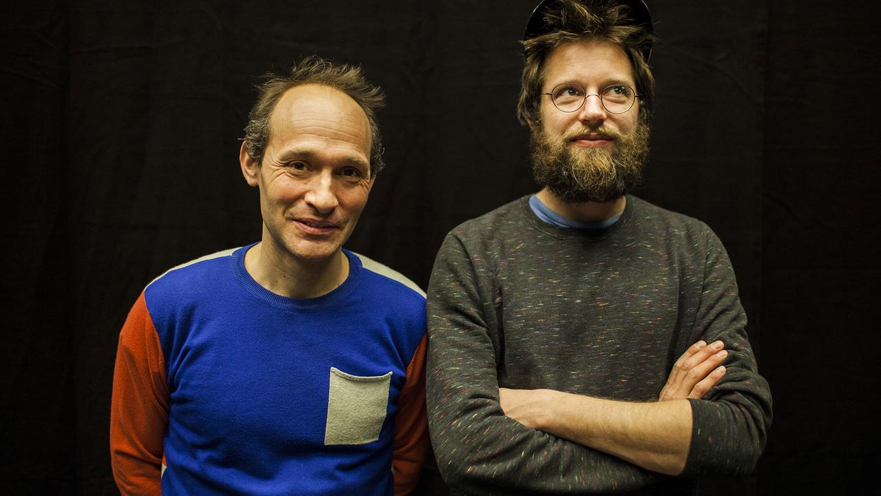 Dimitri de Perrot (à gauche) et le DJ Julian Sartorius. [DR - Augustin Rebetez]