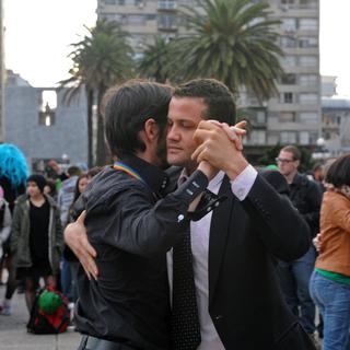 Buenos Aires attire depuis quelques années homos et transsexuels du monde entier. [AFP - Miguel Rojo]