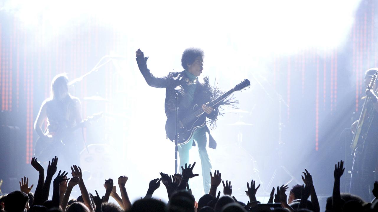 Prince lors d'un concert à Las Vegas à l'occasion des  Billboard Music Awards en 2013. [Steve Marcus]