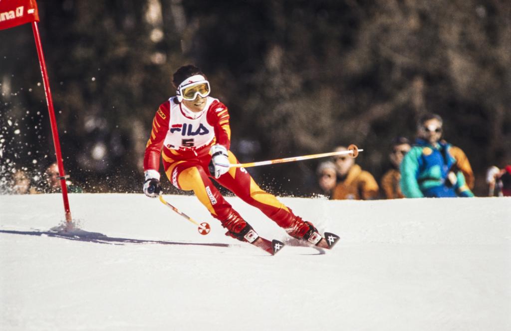 Maria Walliser avait glané 2 médailles d'or aux Mondiaux de 1987. [KEYSTONE - Str]