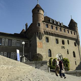 Le Chateau Saint-Maire qui abrite le siège du gouvernement vaudois. [Keystone - Laurent Gillieron]