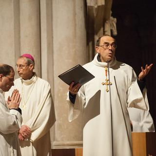 Le cardinal de Lyon, Philippe Barbarin, le 25 mars 2016. [Citizenside/AFP - Franck Chapolard]