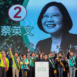 Tsai Ing-wen pourrait devenir la première femme à accéder à la présidence de Taïwan. [EPA/Keystone - Jérôme Favre]