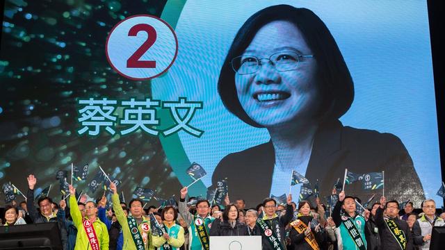 Tsai Ing-wen pourrait devenir la première femme à accéder à la présidence de Taïwan. [EPA/Keystone - Jérôme Favre]
