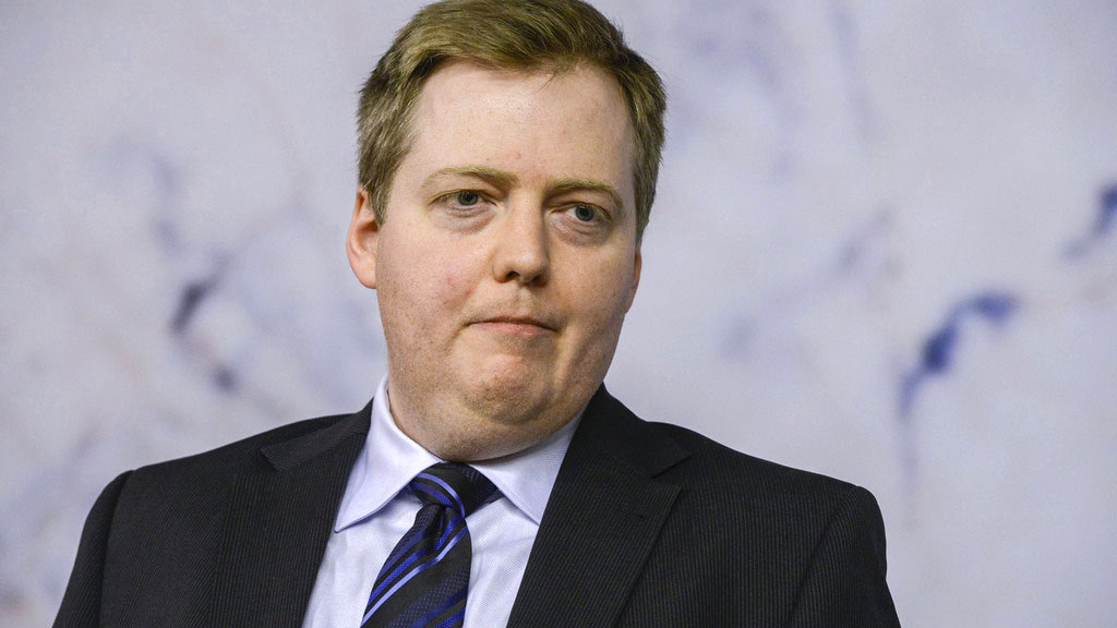 Le Premier ministre islandais David Sigmundur Gunlaugsson. [AP/Keystone - Bertil Enevag Ericson]