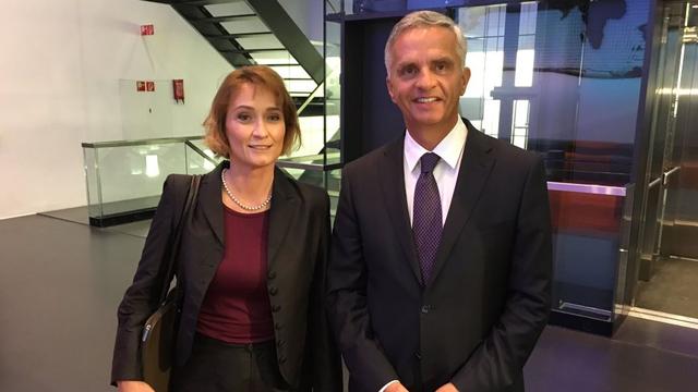 Pascale Baeriswyl sera le nouveau bras droit de Didier Burkhalter au DFAE. [RTS - Thibaut Schaller]