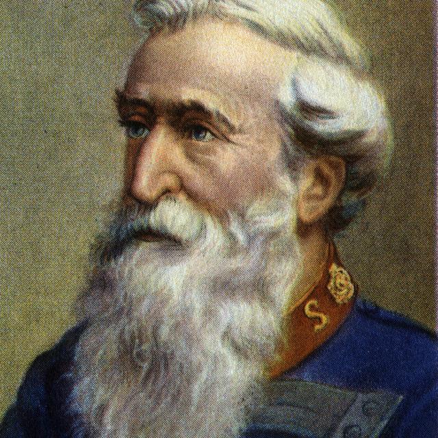 William Booth, pasteur de l'église méthodiste (1829-1912) et fondateur de l'armée du Salut. [Leemage / AFP]