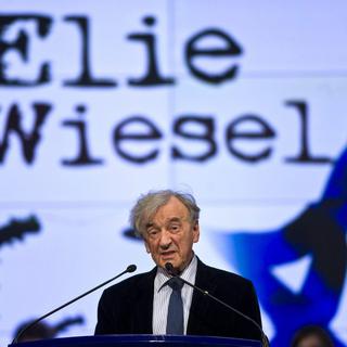 Elie Wiesel. [EPA/Keystone - Zsolt Szigetvary]