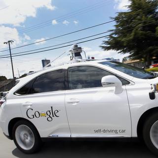 Une voiture autonome développée par Google. [AP/Keystone - Tony Avelar]