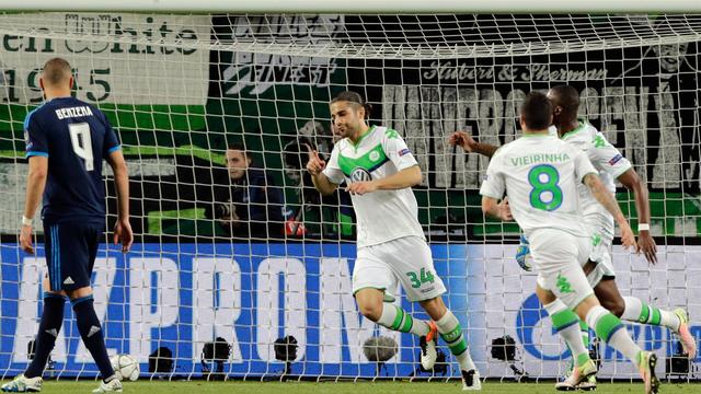 Ricardo Rodriguez (n°34) a inscrit son 1er but en Ligue des champions. [Markus Schreiber]