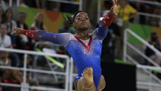 La gymnaste américaine Simone Biles. [AP/Keystone - Rebecca Blackwell]