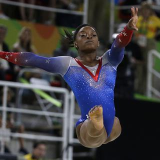 La gymnaste américaine Simone Biles. [AP/Keystone - Rebecca Blackwell]