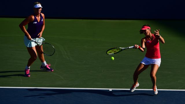 Martina Hingis et Coco Vandeweghe sont en demi-finale de l'US Open. [key - Alex Goodlett/Getty Images/AFP]