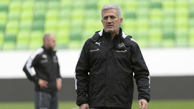 Vladimir Petkovic ne vise rien d'autre que la victoire face à la Hongrie vendredi. [Georgios Kefalas]