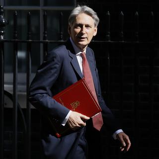 Le ministre des finances britannique Philip Hammond. [Keystone - AP Photo/Kirsty Wigglesworth]