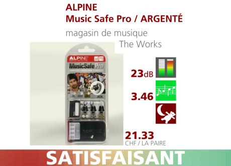 ALPINE Music Safe Pro - ARGENTE. [RTS]