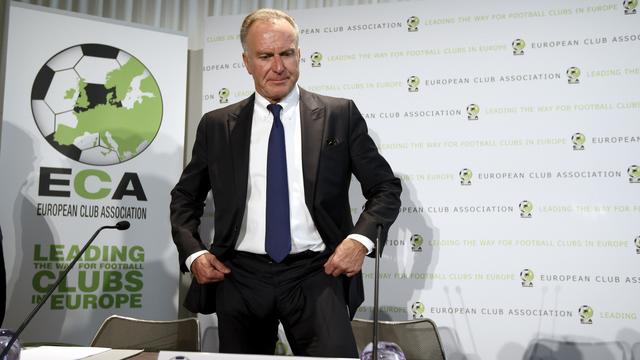 Karl-Heinz Rummenigge défend les intérêts des clubs européens. [Salvatore Di Nolfi]