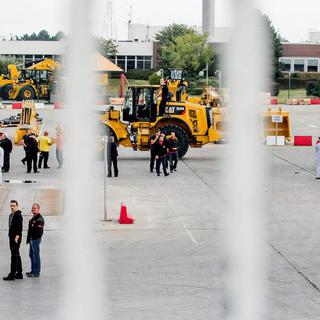Caterpillar prévoit de supprimer 2000 emplois en Belgique. [key - EPA/Stephanie Lecocq]