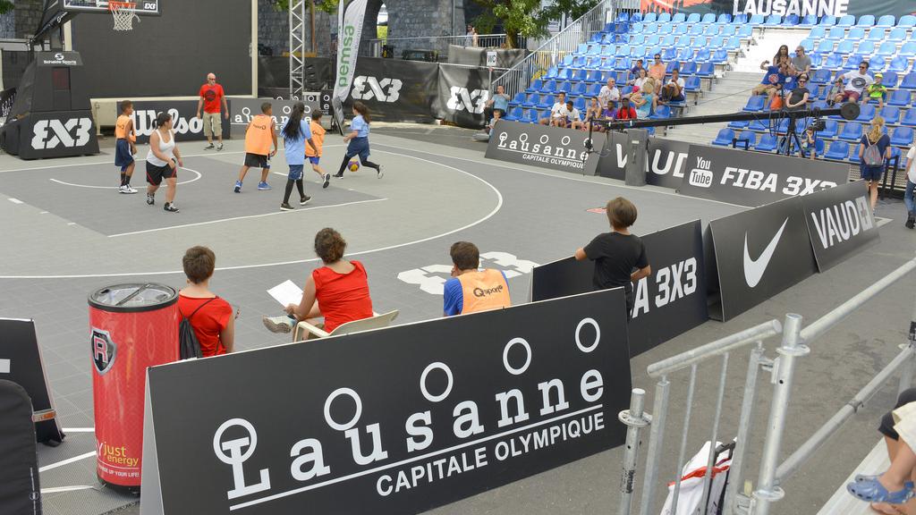 Lausanne se profile pour les JO (ici un tournois de basket amateurs). [Keystone - Christian Brun]