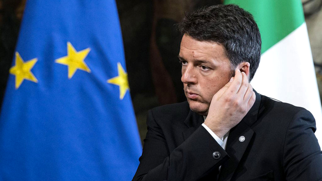 Le président du Conseil italien Matteo Renzi. [EPA/Keystone - Angelo Carconi]