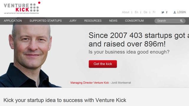 Le concours Venture Kick est devenu presque incontournable dans l'écosystème des startups. [venturekick.ch/]