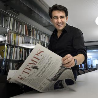 Stéphane Benoit-Godet, rédacteur en chef du "Temps". [Keystone - Laurent Gillieron]