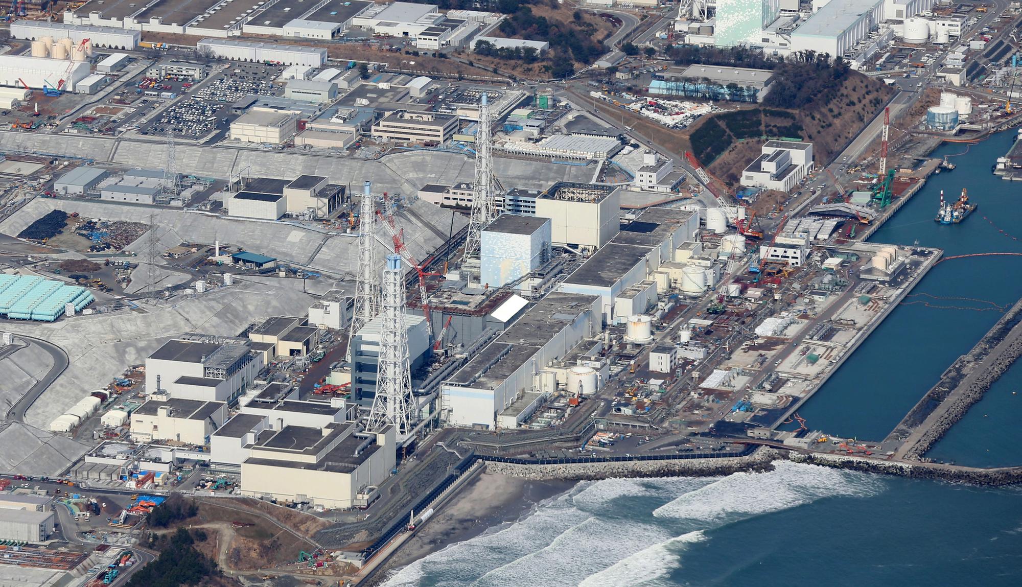 Les travaux d'assainissement se poursuivent à Fukushima. [The Yomiuri Shimbun / AFP - Yasushi Kanno]