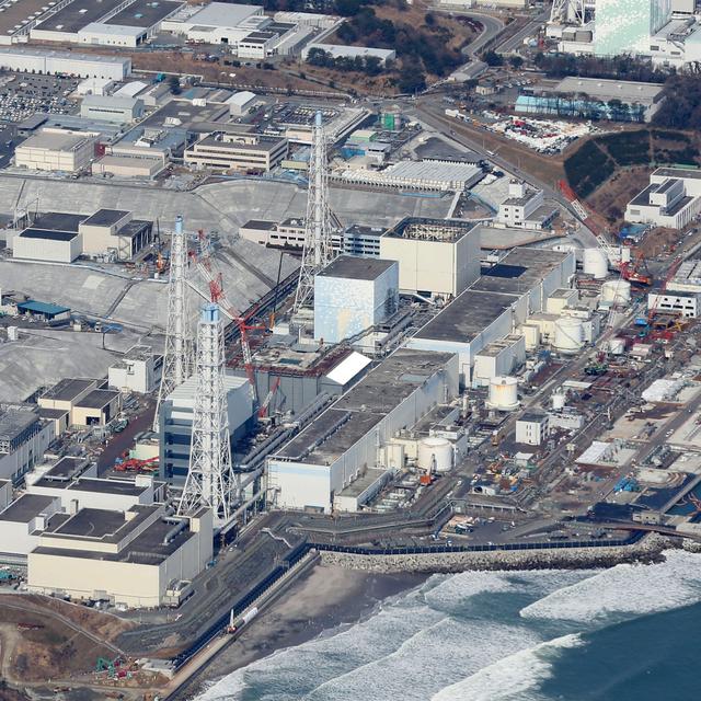 Les travaux d'assainissement se poursuivent à Fukushima. [The Yomiuri Shimbun / AFP - Yasushi Kanno]