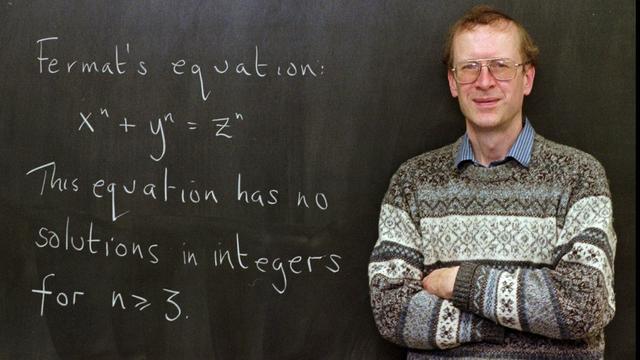 Le professeur Andrew Wiles en 1998. [AP Photo/Charles Rex Arbogast]