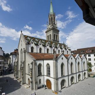 L'église St. Laurent à St-Gall. [keystone - Ennio Leanza]